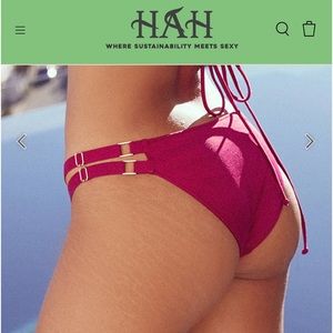We Are HAH - brand new Cheek-Ini Bottom. Dark green Medium.